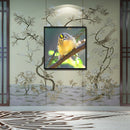 30x30cm Diamond Painting Yellow Feather Parrot Full Round Drill Embroidery