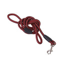 Braided Nylon Pet Dog Leash Lead Rope - M---Random Color