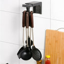 Spoon Hanging Wall Hanger Racks Holder Kitchen Organizer Hooks Self