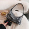 Retro Animal Print Messenger Bag Women Portable Shoulder Handbag (3 Zebra)