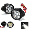 2pcs 6LED Motorcycle Headlight Spot Lights Head Lamp LED Front DC12V EEO AKG