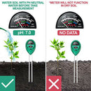 Soil Tester Moisture Analyzer Soil Ph Meter 3-In-1 Soil Gardening Tool Set