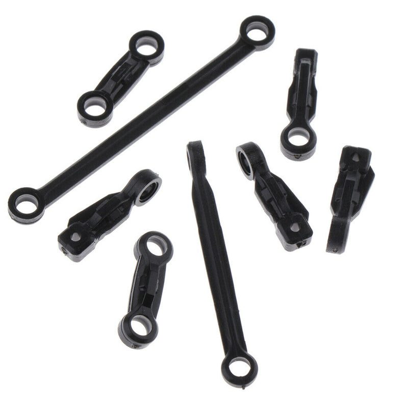 8pc Steering Servo Linkage Pull Rods Upper Swing Arm for Wltoys K989 RC