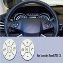 12Pcs Car Styling Steering Wheel Button Covers Trim Stickers for Mercedes B