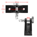 Boat Bimini Top Nylon Deck Hinge with Quick Release Pin 2 Holes w/ Stainless