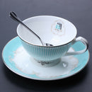 British Style Classic Coffee Cup Set Luxury Gift Ceramic Tea Cups And Mugs