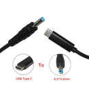 4.9F 4.5*3.0mm To USB Type C Cable With PD Fast Charging Adapter For  Envy