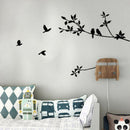RemovableLarge Vinyl Art Wall Stickers Tree Branch Bird Mural Decals Dwgp