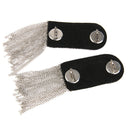Costume Party Men's Epaulet Shoulder Boards With Button Tassel Link Chain