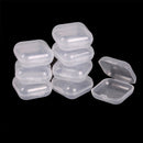 5Pcs Mini Clear Plastic Small Box Jewelry Earplugs Container Storage Box LJ