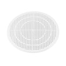 White plastic 12 cm Waste filter sieve filter Dust trap