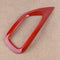 2pcs Red Rear Bumper Fog Light Lamp Cover Trim Decor Fit for Jeep Grand Cherokee