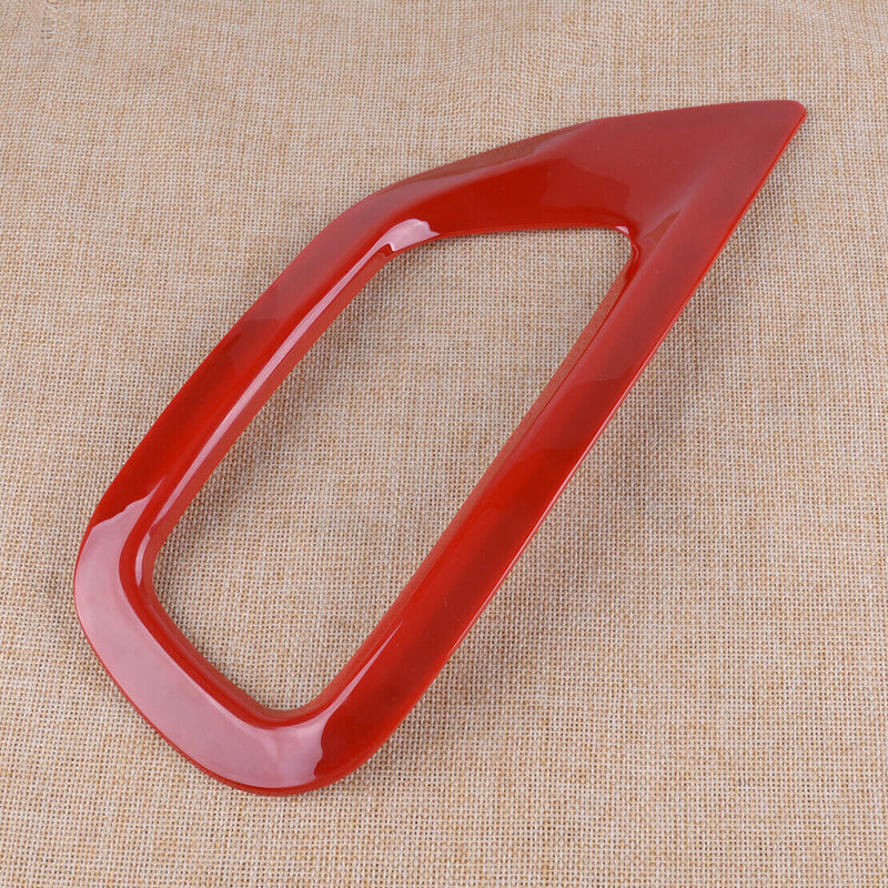 2pcs Red Rear Bumper Fog Light Lamp Cover Trim Decor Fit for Jeep Grand Cherokee