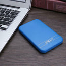 2.5 inch SATA 2 to USB3.0 HDD SSD Case External Hard Disk Enclosure (Blue)