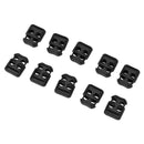 10pcs Rope Adjustment Buckle Lace slip type Fast Easy Shoelace Clasp