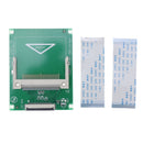 Compact Flash CF Memory Card to 1.8 inch CE ZIF SSD HDD Adapter with 2 Cables,