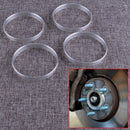 4Pcs Wheel Hub Centric Rings Spacer Size OD = 67.1mm ID = 66.1mm Aluminium Alloy