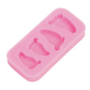 DIY Little Feet Foot Silicone Mould Fondant Cake Cookie Kitchens Baking Mold Gw