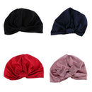Women's Pure Silk Sleeping Cap Sleep Hat Night Hair Care Bonnet Scarves Wrap