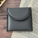 hearing aid carrying pouch bag holder small black pu leather material storage sp