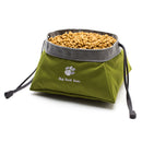 2Pcs Collapsible Pet Dog Travel Bowls, Portable Travel Bowl Feeder