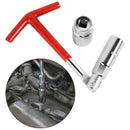 Car Spar-K Plug Socket Wrench Removal Tool T-Handle Joint Spar-K Wrench Sle Q3M3