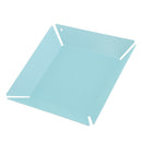 Iron Snacks Platter Jewelry Cosmetics Display Organizer Tray Blue Square S