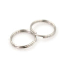 2Pcs Round Metal Chrome Finish Split Ring Camera Strap Rings Hook ME