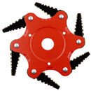 6 Teeth Brush Cutter Blade Metal Trimmer Head 65Mn Grass Trimmer Blades