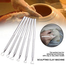 6pcs/set Sculpting Clay Tools Ceramics Art Supplies Polymer Beginners DIY Crafts