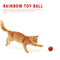 Pet Chewing Toys for Small Cat Dog EVA Scratching Rainbow Ball (5pcs M) A