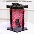 Rose Bear Artificial Flowers Wedding Birthday Valentine Box(only box) Gifts G4T1