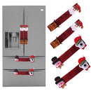 Fridge Handle Covers Door Handlebar Snowman Oven Refrigerator Christmas Decor