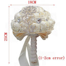 Artificial Wedding Bouquets Hand Made Flower Rhinestone Bridesmaid Crystal