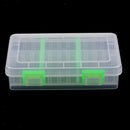 ABS 6 Compartments Fishing Tackle Box Accessories Lures Baits Storage Case