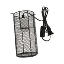 Reptile Heat Light Holder Iron Lampshade Pet Anti-Scald Lamp Shade US Plug