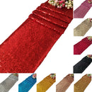 Red Table Runner 12"x108" Table Runner Sequin Runner Rectangle