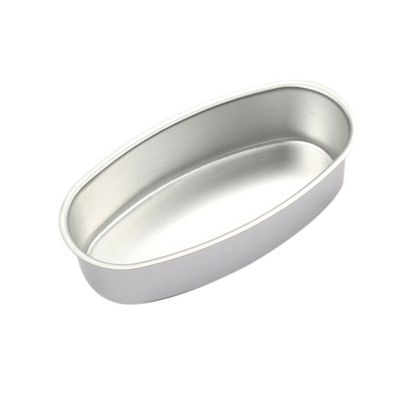 1*Nonstick Cake Tray Baking Tray Oven Baking Mold Oval Aluminum Alloy