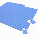 100x 100mmx0.5mm GPU CPU Heatsink Cooling Thermal Conductive Silicone Pad HOT N7