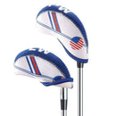 10Pcs Golf Head Cover Club Iron HeadCovers Protect Neoprene Deco set