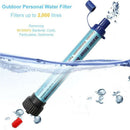 Water Purifier Straw Detachable Filter Emergency Water Purifiers Camping Travel