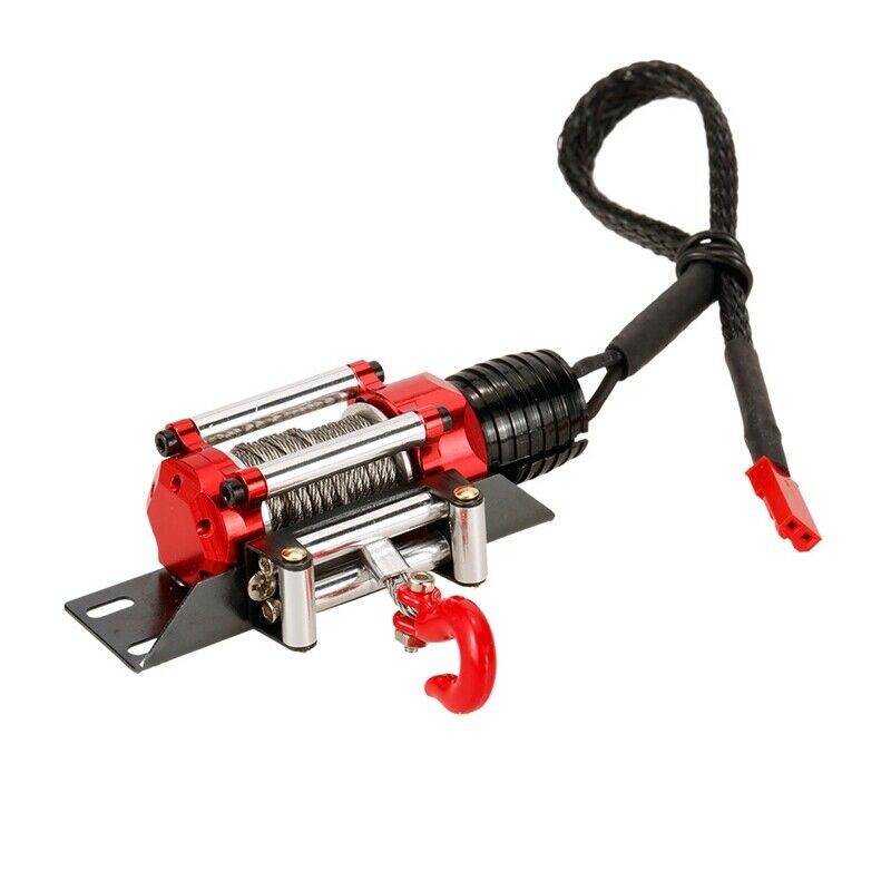 RC Car Metal Steel Wired Automatic Simulated Winch for 1/10 RC Crawler Car AW7K8