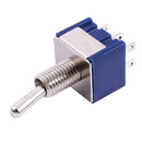 2Pcs AC 6A 125V DPDT 3 Position ON-OFF-ON Power Control Toggle Switch W3M4