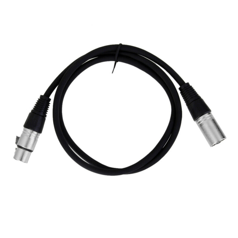 Microphone Lead / Mic Cable / XLR Lead Balanced Male To Female Plugs 1M