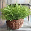 Artificial Plastic Fern Leaves 7 Branches Plant Flower for Home Decor 45cm