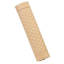 2pcs Car Safety Seat Belt Covers PU Leather Shoulder Protection Pad (Beige) A