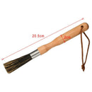 Coffee Grinder Powder Cleaning Brush Coffee Machine Brush Wood Handle Pig B X7D7