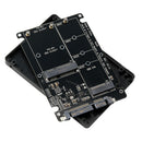 2 In 1 Combo M.2 NGFF B-Key & MSATA SSD To SATA 3.0 Adapter Card