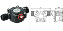 12V DC Water Turbine Generator Micro Hydro Charger For Battery LED Light