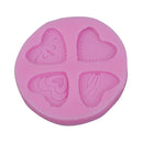 Cake mold love pattern candy silicone chocolate mold handmade soap pudding m .